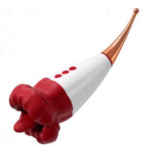 MizzZee - Red Lips Clitoris Simulator Vibrator (Chargeable - Red Color)